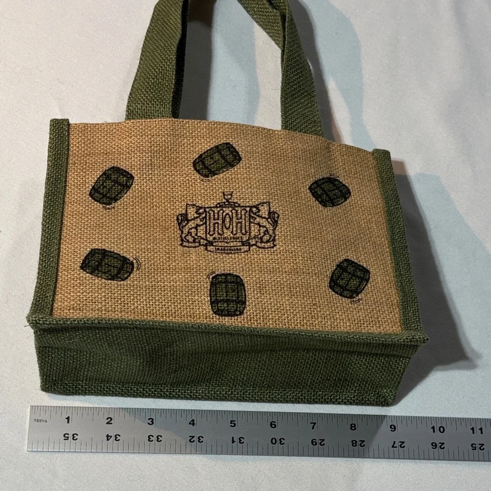 Heaven Hill Distillery Burlap Bag Monogram 6 Whiskey Barrels Bardstown Kentucky